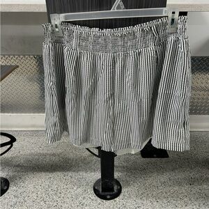 NWT C. O. C. Striped Black and White Women's Shorts